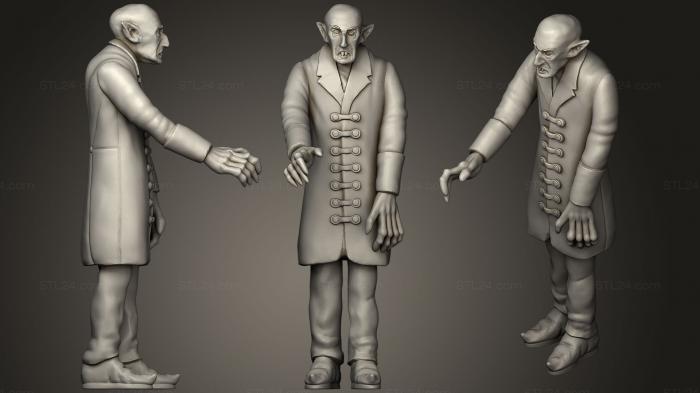 Figurines heroes, monsters and demons (Nosferatu, STKM_1050) 3D models for cnc